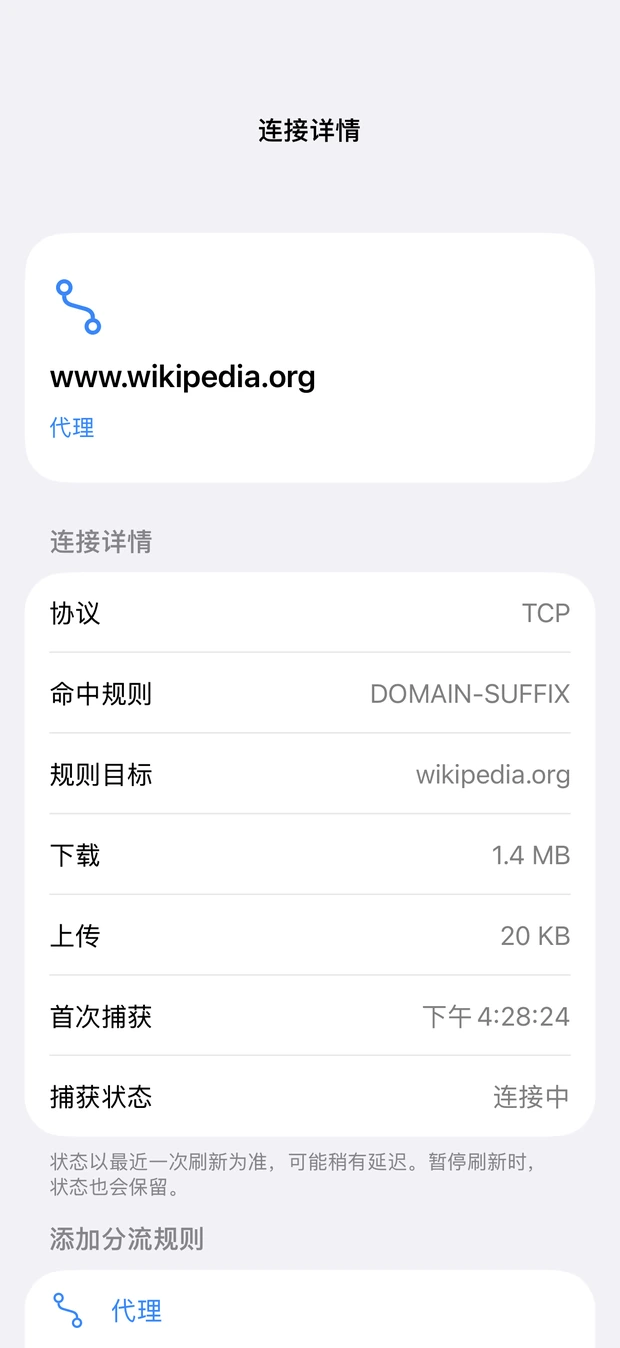 普通网站连接的安全详情
